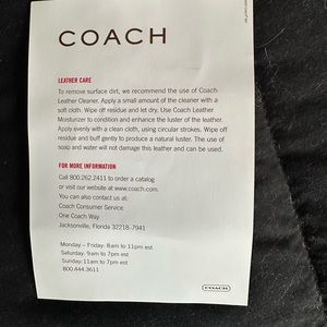 Coach purse